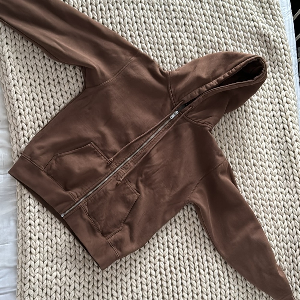 Brandy Melville Brown Christy Hoodie